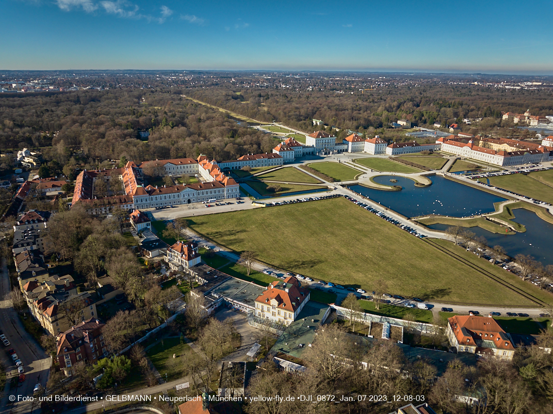 07.01.2023 - Umgebung vom Schloß Nymphenburg